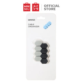 MINISO Organisator Kabel Warna warni Hexagonal, 2 PCS