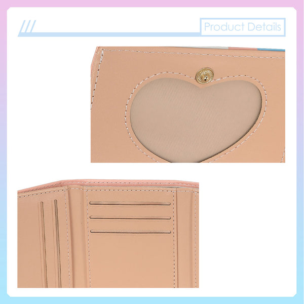 MINISO Dompet Wanita Kecil Lipat We Bare Bears Tas Mini Pendek Tempat