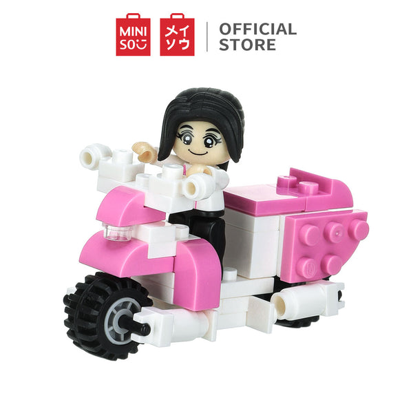 MINISO Blok Bangunan Ramah Lingkungan Plastik ABS Mainan Kotak Bangunan untuk Edukasi Anak untuk Hadiah Anak
