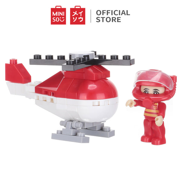 MINISO Blok Bangunan Ramah Lingkungan Plastik ABS Mainan Kotak Bangunan untuk Edukasi Anak untuk Hadiah Anak