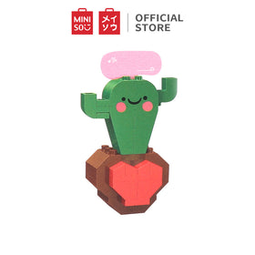 MINISO Blok Bangunan Ramah Lingkungan Plastik ABS Mainan Kotak Bangunan untuk Edukasi Anak untuk Hadiah Anak