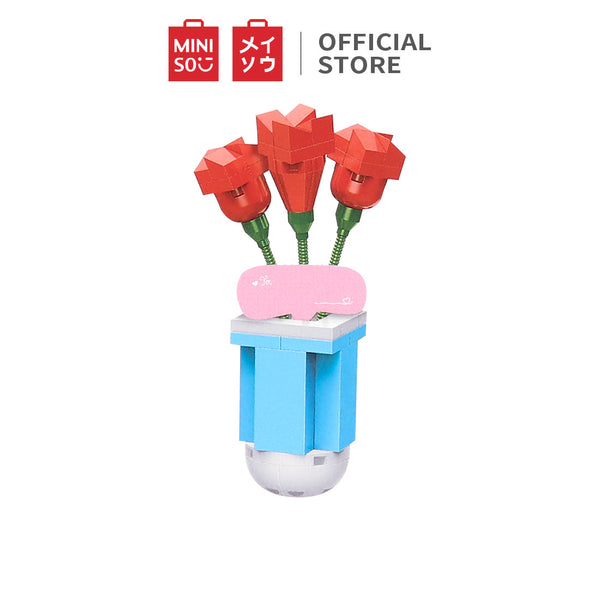 MINISO Blok Bangunan Ramah Lingkungan Plastik ABS Mainan Kotak Bangunan untuk Edukasi Anak untuk Hadiah Anak