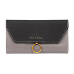 MINISO Dompet Wanita Panjang Wallet Simple Vintage Elegant Metal Logam