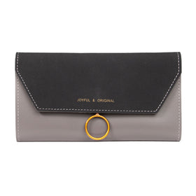 MINISO Dompet Wanita Panjang Wallet Simple Vintage Elegant Metal Logam