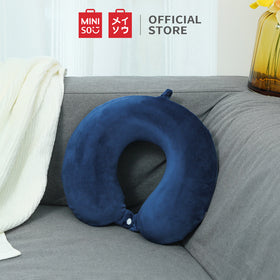 MINISO Bantal Leher Busa Memori Upgraded U-Shaped Memory Pillow