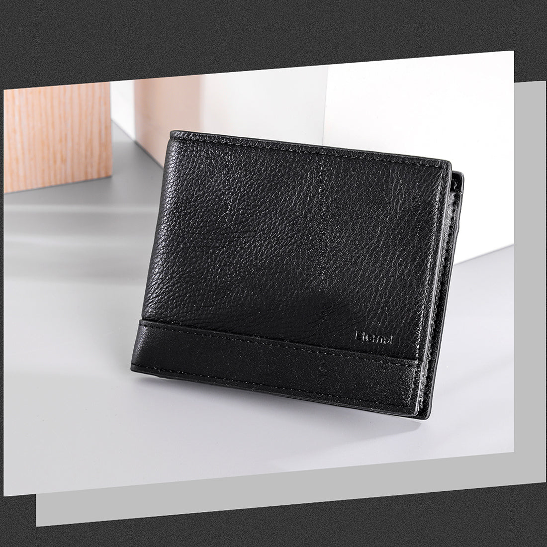 MINISO Dompet Pria Lelaki Dompet Pendek Kecil Wallet Simple Keren