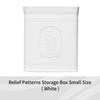 MINISO Kotak Penyimpanan Serbaguna Tempat Alat Tulis Pena Brush Makeup Kosmetik Storage Box Motif Relief Ukuran Kecil