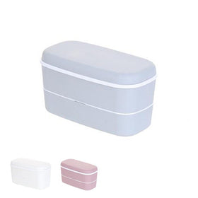 Miniso Official Double Layer Bento/kotak makanan/food box 500ml