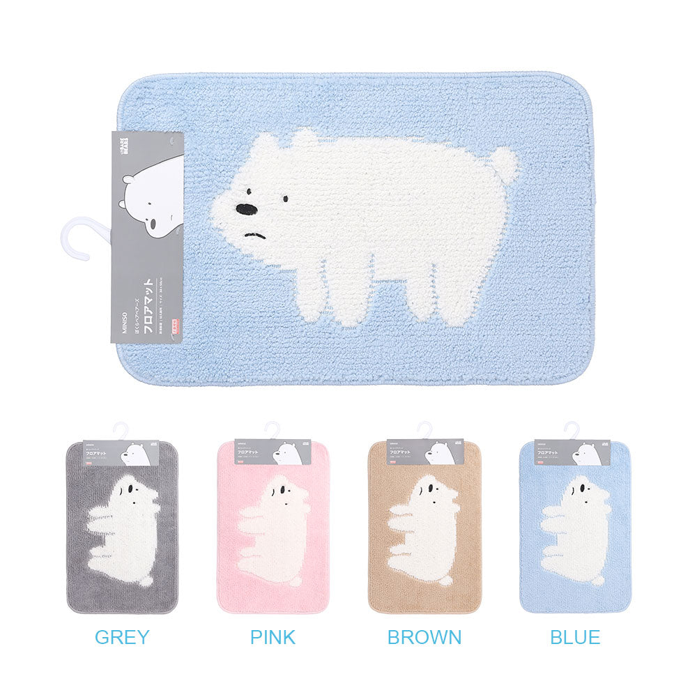 Miniso Keset Kaki Kamar Tidur / Keset Dapur/ Rugs, Keset Kamar Mandi Dapur, We Bare Bears Mat Carpets 40 cm x 60 cm