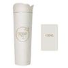MINISO Tumbler Plastik Mawar Portable Kontainer Water Bottle air 400ml 14oz