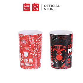 MINISO Marvel Cangkir Sikat Gigi Cangkir Kumur Mug Gelas 2 Pcs Tempat Kamar Mandi Travel Multifungsi Gargle Mug Karakter Lucu Anak Dewasa Toothbrush Plastik