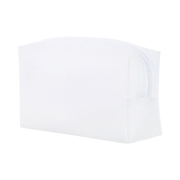 MINISO Tas kosmetik persegi bahan jala buram Storage Bag Tas Set Tas Perlengkapan Mandi Tahan Lama