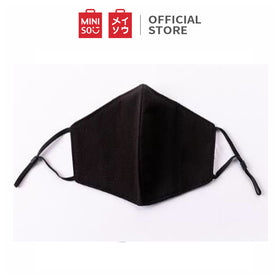 MINISO Masker Wajah Mulut Bahan Kain Lembut Bisa Dicuci Anak Polos