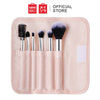 MINISO Brush Make Up Kuas Kosmetik Set 7 Pcs Powder Blending Brush Spons Alat Kecantikan Bedak Beauty Blush Alis Bulu Mata Eyeshadow Blender Lembut Travel Kit Foundation Rias Wajah Lengkap Peralatan Dandan Profesional Bulu Halus Tool Cosmetic Wanita