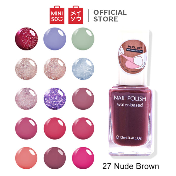 MINISO Kutek Cat Kuku Peel Off Kutex Awet Nail Polish