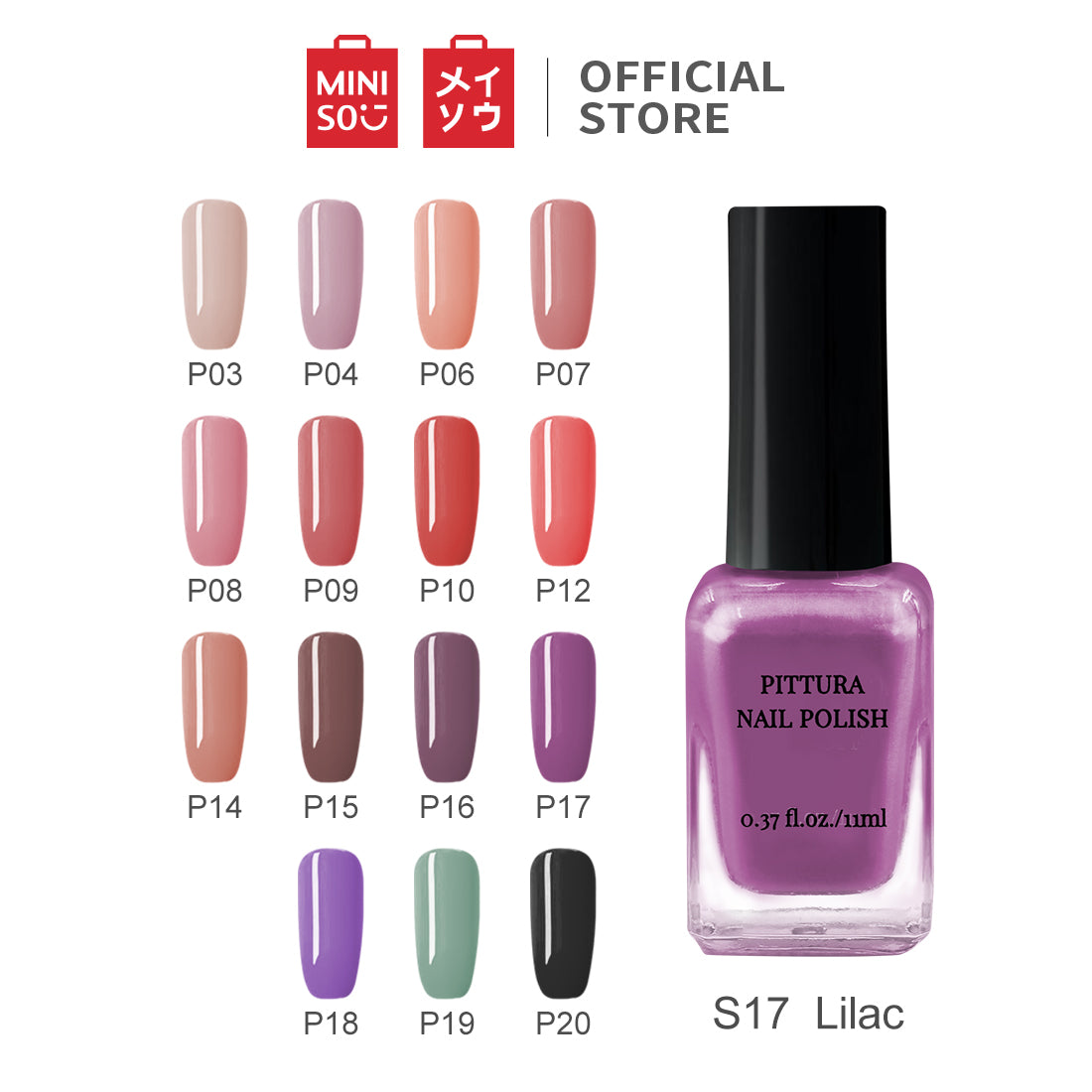 MINISO 11ML Kutek Cat Kuku Awet Kutex Kuteks Nail Polish Tidak Beracun