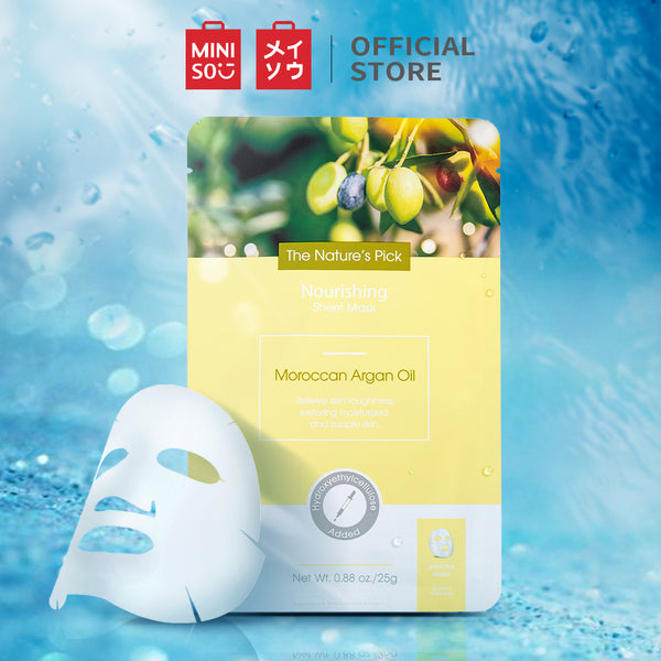 MINISO Masker Wajah Hydrating Sheet Mask Moisturizing Nature's Pick