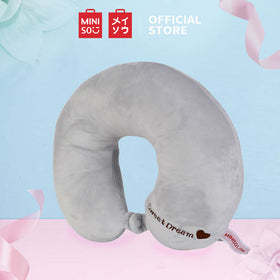 Miniso  Simple Bantal Leher, U-Shaped Neck Pillow Travel Bantal Nyaman  Imut lembut Bantal Leher Unisex