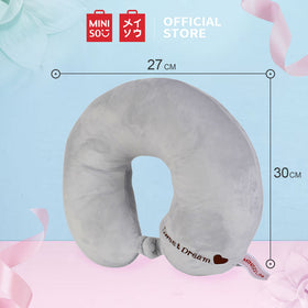 Miniso  Simple Bantal Leher, U-Shaped Neck Pillow Travel Bantal Nyaman  Imut lembut Bantal Leher Unisex