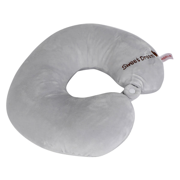 Miniso  Simple Bantal Leher, U-Shaped Neck Pillow Travel Bantal Nyaman  Imut lembut Bantal Leher Unisex