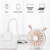 MINISO Kipas Angin Mini Portable Lipat Fan Genggam Pegang Handheld USB Kencang Karakter 800mAh