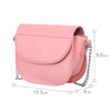 MINISO Tas Selempang Wanita Kecil /Sling Bag Mini / Tas Bahu Cewek/ Tas Lipstik Kulit PVC Wanita Remaja Anak Perempuan Pesta Rantai Logam Model Terbaru 2020 Import Kekinian Lucu Polos Simple