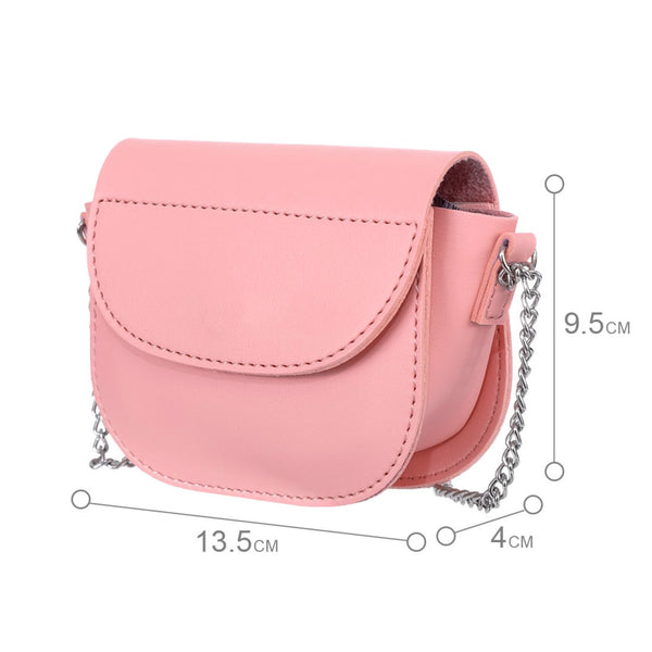 MINISO Tas Selempang Wanita Kecil /Sling Bag Mini / Tas Bahu Cewek/ Tas Lipstik Kulit PVC Wanita Remaja Anak Perempuan Pesta Rantai Logam Model Terbaru 2020 Import Kekinian Lucu Polos Simple