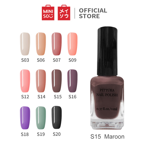 MINISO 11ML Kutek Cat Kuku Awet Kutex Kuteks Nail Polish Tidak Beracun