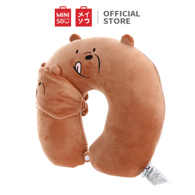 MINISO We Bare Bears Bantal Leher Tidur Bantal Sandar