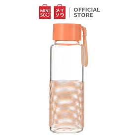 MINISO Botol Minum Air Kaca Borosilikat Tinggi Tempat Minum 350ml
