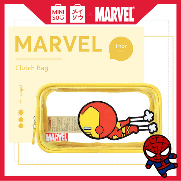 MINISO X MARVEL Clutch Bag Tas Kecil / Cuci tas / Tas kosmetik