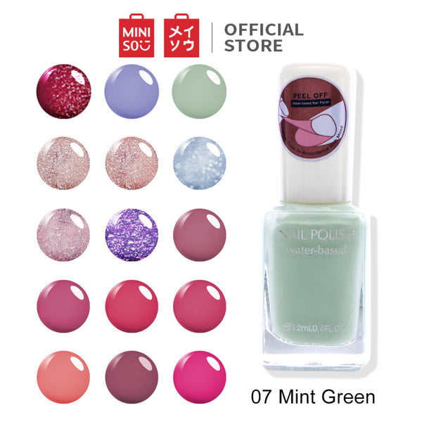 MINISO Kutek Cat Kuku Peel Off Kutex Awet Nail Polish