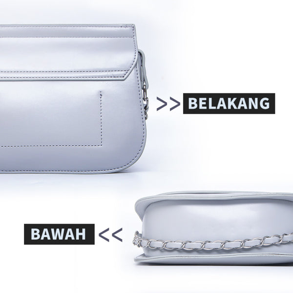 MINISO Tas Selempang Wanita Rantai Crossbody Sling Bag Stylish Fashion Pesta
