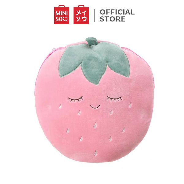 MINISO Blanket / Selimut Lipat Bulu Super Lembut Halus Motif Buah Seri Lucu 90 x 120 cm