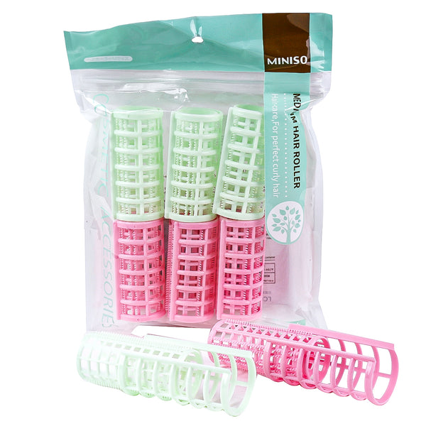 Miniso Official Medium Hair Roller / Roll rambut (8 pack)