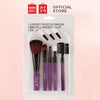 Miniso Official Kuas Foundation Luxury Makeup Brush 5-Piece Set Beauty Brush Hot Sell Brush Bahan Kulit