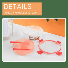 MINISO Kotak Makan Salad Siang Tempat Penyimpanan Makanan 2 Sekat 1100ml Susun Tingkat Minum Lunch Box 950ml Alat Dapur Rumah Tangga Wadah Bento Rantang Susun Set Sekolah Anak Dewasa Perempuan Cowok Container Kantor Kerja