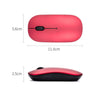 MINISO Mouse Wireless Mouse Bluetooth Laptop Slim Tipis Destop Komputer Dengan Receiver USB untuk PC Dpi Universal Premium - Perak