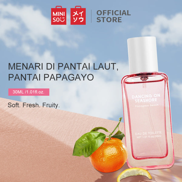 MINISO Parfum Wanita Pria Tahan Lama Spray Terlaris dan Terbaik Menari di Pantai laut EDT Bay Tamariu Perfume Female Woman Male