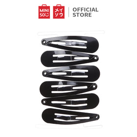 MINISO Jepitan Rambut Penjepit Kawat TipTop Seng Hitam Hair Clip 4cm
