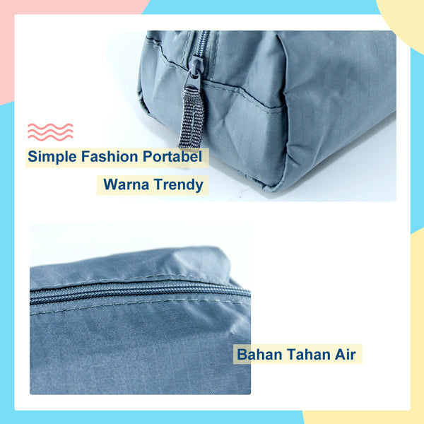 MINISO MINIGO Portable Zippered Cosmetic Bag