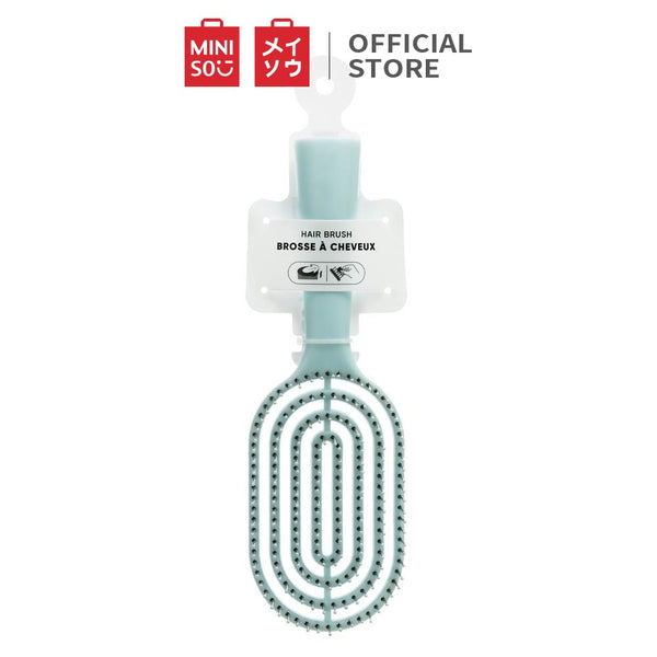 Miniso official Vertical self-cleaning long-handled curling comb/massage comb