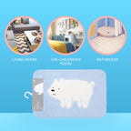 Miniso Keset Kaki Kamar Tidur / Keset Dapur/ Rugs, Keset Kamar Mandi Dapur, We Bare Bears Mat Carpets 40 cm x 60 cm