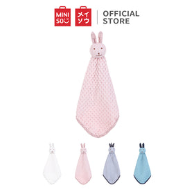 MINISO Handuk Tangan Hand Towel 31x25cm Kelinci Rabbit Cotton Katun Dewasa Anak Lembut Di Kulit Menyerap Air Cuci Muka Bulu Simple Motif Polos Rumah Home Kamar Mandi Olahraga Salon Serbaguna Hotel Spa