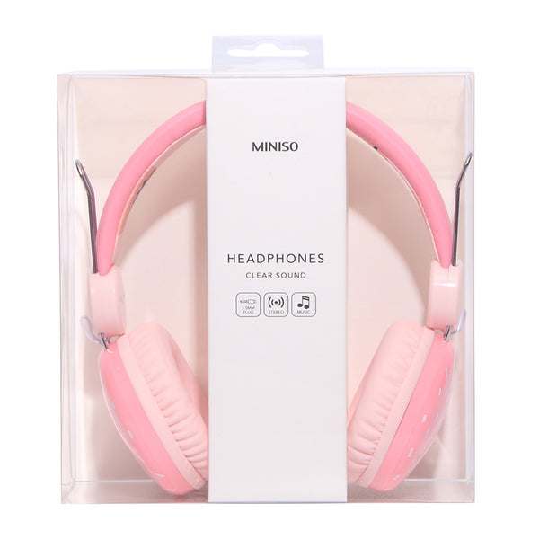 MINISO Headset Earphone Headphone Dilipat Portable Original Lucu