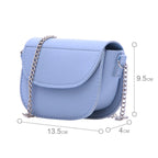 MINISO Tas Selempang Wanita Kecil /Sling Bag Mini / Tas Bahu Cewek/ Tas Lipstik Kulit PVC Wanita Remaja Anak Perempuan Pesta Rantai Logam Model Terbaru 2020 Import Kekinian Lucu Polos Simple