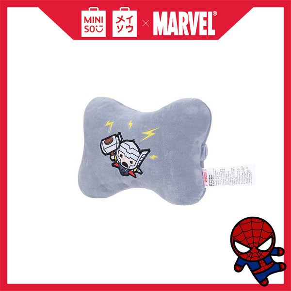 MINISO MARVEL Bone Pillow bantal mobil lucu Spider man/ Iron Man/ Hulk/ Captain America/ Thor，Bantal Mobil / Bantal Dukungan Leher
