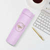 MINISO Tumbler Plastik Mawar Portable Kontainer Water Bottle air 400ml 14oz