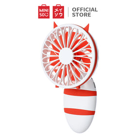 MINISO Kipas Angin Mini Portable Lipat Fan Genggam Pegang Handheld USB Kencang Karakter 800mAh