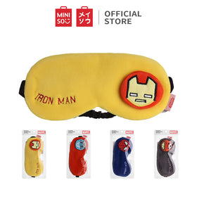 MINISO Marvel Penutup Mata Eye Cover Eye Mask Untuk Tidur Masker Sleeping Mask Kacamata Tidur Tali Ikat Kepala Motif Karakter Lucu Kartun Cartoon Bahan Halus Lembut Kain Kantor Travel Pesawat Mobil Asrama